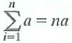 (Review of summation notation.) Let x l,... ,x n denote a sequence of numbers, y 1... ,y n denote another sequence of numbers, and a, b, and c denote three constants. Show that a. b. c. d.