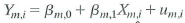 A researcher has two independent samples of observations on ( Y i X i ,). To be specific, suppose that Y i denotes earnings, X i , denotes years of schooling, and the independent samples are for men and women. Write the regression for men as and the regression for women as denote the OLS estimator constructed using the sample of men, denote the OLS estimator constructed from the sample of women, and and denote the corresponding standard errors. Show that the standard error of is given by