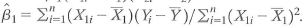 (Requires calculus) Consider the regression model for i = 1,..., n. (Notice that there is no constant term in the regression.) Following analysis like that used in Appendix 4.2: a. Specify the least squares function that is minimized by OLS. b. Compute the partial derivatives of the objective function with respect to b 1 and b 2. c. Suppose . Show that . d. Suppose . Derive an expression for ß 1 as a function of the data ( Y i X 1i X 2i ) , i = 1,..., n. e. Suppose that the model includes an intercept: . Show that the least squares estimators satisfy . f. As in (e), suppose that the model contains an intercept. Also suppose that . Show that . How does this compare to the OLS estimator of ß x from the regression that omits X 2