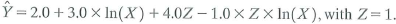 A is a continuous variable that takes on values between 5 and 100. Z is a binary variable. Sketch the following regression functions (with values of X between 5 and 100 on the horizontal axis and values of Y on the vertical axis): a.      b.      c.  i.      ii. same as (i), but with Z=0. d.  i.      ii. same as (i), but with Z=0. e.    