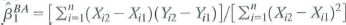 Let denote the entity-demeaned estimator given in Equation (10.22), and let denote the before and after estimator without an intercept, so that Show that ,if [ Hint: Use the definition of before Equation (10.22) to show that