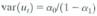 Suppose that     that     follows the ARCH(1) model     and that the process for u t is stationary. Show that     . b. Extend the result in (a) to the ARCH( p ) model. c. Show that     for a stationary ARCH( p ) model. d. Extend the result in (a) to the GARCH(1,1) model. e. Show that     for a stationary GARCH(1,1) model.