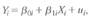 Consider the heterogeneous regression model where 0i and 1i are random variables that differ from one observation to the next. Suppose that are distributed independently of X i. a. Let denote the OLS estimator of 1 given in Equation (17.2). Show that , where E ( 1 ) is the average value of 1 i in the population. b. Suppose that , where 0 and 1 are known positive constants. Let denote the weighted least squares estimator. Does Explain.