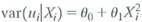 Consider the heterogeneous regression model where 0i and 1i are random variables that differ from one observation to the next. Suppose that are distributed independently of X i. a. Let denote the OLS estimator of 1 given in Equation (17.2). Show that , where E ( 1 ) is the average value of 1 i in the population. b. Suppose that , where 0 and 1 are known positive constants. Let denote the weighted least squares estimator. Does Explain.