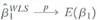 Consider the heterogeneous regression model where 0i and 1i are random variables that differ from one observation to the next. Suppose that are distributed independently of X i. a. Let denote the OLS estimator of 1 given in Equation (17.2). Show that , where E ( 1 ) is the average value of 1 i in the population. b. Suppose that , where 0 and 1 are known positive constants. Let denote the weighted least squares estimator. Does Explain.
