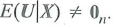 Construct an example of a regression model that satisfies the assumption but for which