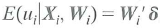 This exercise shows that the OLS estimator of a subset of the regression coefficients is consistent under the conditional mean independence assumption stated in Appendix 7.2. Consider the multiple regression model in matrix form Y=Xß + Wy + u, where X and W are, respectively, n × k 1 and n × k 2 matrices of regressors. Let X i and W i denote the i th rows of X and W [as in Equation (18.3)]. Assume that (i)   , where is a k 2 × 1 vector of unknown parameters; (ii) (Xi, W i Yi) are i.i.d.; (iii) (X i W i u i ) have four finite, nonzero moments; and (iv) there is no perfect multicollinearity. These are Assumptions #l-#4 of Key Concept 18.1, with the conditional mean independence assumption (i) replacing the usual conditional mean zero assumption. a. Use the expression for   given in Exercise 18.6 to write   - ß =   . b. Show that   where   =   , and so forth. [The matrix   if   : for all i,j, where A n,ij and A ij are the (i, j) elements of A n and A.] c. Show that assumptions (i) and (ii) imply that   . d. Use (c) and the law of iterated expectations to show that   e. Use (a) through (d) to conclude that, under conditions (i) through (iv)  <div style=padding-top: 35px> 