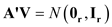 a) Since C is semidefinite and positive The matrix form is Hence for some matrix A The matrix will be b) Since V ~ N ( 0 n , I n ) then its multiple with the matrix A will be distributed c) The given equation is Since A ' V is normally distributed with mean 0 and variance I the term contains sums of the matrices will be distributed Chi-squared.