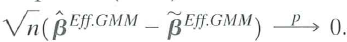 Show that is the efficient GMM estimator-that is, that Equation (18.66) is the solution to Equation (18.65). b. Show that c. Show that