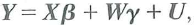 Consider the regression model in matrix form where X and W are matrices of regressors and ß and are vectors of unknown regression coefficients. Let where a. Show that the OLS estimators of ß and can be written as b. Show that = c. Show that d. The Frisch-Waugh theorem (Appendix 6.2) says that Use the result in (c) to prove the Frisch-Waugh theorem.