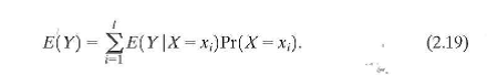 Consider two random variables X and Y. Suppose that Y takes on k values Y₁ ,..., y k and that X takes on l values X₁ ,..., x l. a. Show that . b. Use your answer to (a) to verify Equation (2.19). c. Suppose that X and Y are independent. Show that xy = 0 and corr( X , Y ) = 0.