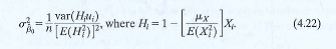 Starting from Equation (4.22), derive the variance of under homoskedasticity given in Equation (5.28) in Appendix 5.1.