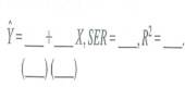 Suppose that n = 100 i.i.d. observations for ( Y i , X i ) yield the following regression results:    Another researcher is interested in the same regression, but he makes an error when he enters the data into his regression program: He enters each observation twice, so he has 200 observations (with observation 1 entered twice, observation 2 entered twice, and so forth). a. Using these 200 observations, what results will be produced by his regression program    b. Which (if any) of the internal validity conditions are violated
