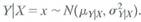 Suppose that X and Y are distributed bivariate normal with density given in Equation (17.38). a. Show that the density of Y given X = x can be written as where b. Use the result in part (a) to show that c. Use the result in part (b) to show that for suitably chosen constants a and b.