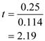 b) Given that Gauss Markov conditions are satisfied, the hypothesis can be tested using a t -test with homoskedastic standard errors Standard error can be found as square root of the variance, the covariance matrix of the coefficients is The diagonals of the above matrix are the variances of the coefficient estimates. The first diagonal for ß 0 second for ß 1 and last for ß 2 , hence the standard error for ß 1 is The coefficient is 0.25 hence t -stat is 2.19 is greater than 1.96 required at the 5% significant level, therefore, the null hypothesis is rejected. The coefficient is significant. a) Let the following be the general linear regression Here the variables are matrices, Y corresponds to the dependent variable test scores, X corresponds to the independent variable matrix, ß stores the regression coefficients, and U is the error vector as defined below As seen from the equation there are n observations for each dependent and independent variable. Here the subscripts X₁ i is the independence variable outcome X₁ for the i-th sample, and X₂ i is the independence variable outcome X₂ for the i-th sample. The OLS estimator for the vector of coefficients is defined as Here T represents the transpose of the matrix. Multiplying the matrices leads to Now it is necessary to compute for the terms inside the matrices. It is possible to use given data to calculate the summation variables. The summation terms with one variable can be computed simply as total observations times average as below The summations with more than one variable can be defined in terms of variance and covariances for example, let be the sample variance for X₁ then The sample variance has as one of the terms, isolate Similar relations can be computed for other summations with two variables as below Here the terms is the sample variance of variable X₂ , is the sample variance of Y , is the sample covariance of X₁ and Y. Hence, substituting into the equation Substitute the values n = 20, average of X₁ 7.24, average of X₂ 4.00, average of Y 4.00, variance of X₁ 0.80, variance of X₂ 2.40, covariance of X₁ and X₂ 0.28, covariance of X₁ and Y 0.22, covariance of X₂ and Y 0.32 into the above, the matrices are The remaining matrix is Finish the computation The formula for standard error of regression is The term is the matrix that stores the residuals defined below The second moment is Note that the first term is the second moment of Y which was found to be Substitute the values, n for 20, 0.26 for variance of Y , and 6.39 for average of Y The second term is that is Calculate the third term Hence, the second moment is computed as The standard error of regression, k is the number of independent variables which is 2, n is 20, and second moment of error is 3.3 The R score can be computed as The SSR is the second moment of residual errors that is The TSS is a multiple of the variance of Y Then the R score is