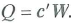 Let W be an m × 1 vector with covariance matrix where is finite and positive definite. Let c be a nonrandom m × 1 vector, and let a. Show that var b. Suppose that c 0 m Show that 0 var(Q) .