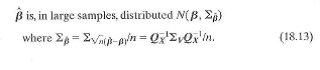 Consider the regression model from Chapter 4, , and assume that the assumptions in Key Concept 4.3 hold. a. Write the model in the matrix form given in Equations (18.2) and (18.4). b. Show that Assumptions #1 through #4 in Key Concept 18.1 are satisfied. c. Use the general formula for in Equation (18.11) to derive the expressions for and given in Key Concept 4.2. d. Show that the (1,1) element of in Equation (18.13) is equal to the expression for given in Key Concept 4.4.
