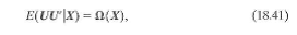 Can you compute the BLUE estimator of if Equation (18.41) holds and you do not know What if you know