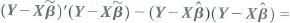 Consider the problem of minimizing the sum of squared residuals subject to the constraint that Rb = r, where R is q × ( k + 1) with rank cj. Let be the value of b that solves the constrained minimization problem. a. Show that the Lagrangian for the minimization problem is L(b , ) = ( Y- Xb ) ' ( Y-Xb ) + ' ( Rb - r ), where is a q × 1 vector of Lagrange multipliers. b. Show that c. Show that d. Show that F in Equation (18.36) is equivalent to the homoskeskasticity-only F -statistic in Equation (7.13).