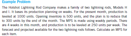 In the example given on page 47 earlier in the chapter, the MPS was unsatisfactory because there were poor inventory balances compared to the production plan. There was also a stockout for product C in periods 2 and 3. Revise the production plans for the three products to cut out or reduce these problems. (Reference Example)