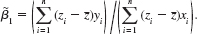 Consider the simple regression model y = 0 + 1 x + u under the first four Gauss Markov assumptions. For some function g(x), for example g(x) = x2 or g(x) = log(1 + x2), define zt = g(x1). Define a slope estimator as    Show that 1 is linear and unbiased. Remember, because E(u|x) = 0, you can treat both x. and zt as nonrandom in your derivation. (ii) Add the homoskedasticity assumption, MLR.5. Show that    (iii) Show directly that, under the Gauss-Markov assumptions, Var(r1) 1 is the OLS estimator. [Hint: The Cauchy-Schwartz inequality in Appendix B implies that    notice that we can drop x from the sample covariance.]
