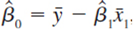In the simple regression model under MLR.1 through MLR.4, we argued that the slope estimator, 1 , is consistent for 1. Using show that plim . [You need to use the consistency of 1 and the law of large numbers, along with the fact that