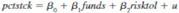 Suppose that the model satisfies the first four Gauss-Markov assumptions, where pctstck is the percentage of a worker's pension invested in the stock market, funds is the number of mutual funds that the worker can choose from, and risktol is some measure of risk tolerance (larger risktol means the person has a higher tolerance for risk). If funds and risktol are positively correlated, what is the inconsistency in 1 the slope coefficient in the simple regression of pctstck on funds