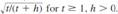 Let {yt: t _ 1, 2, …} follow a random walk, as in (11.20), with y0 = 0. Show that Corr(yt, yt+h) =
