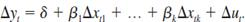 Suppose that the equation satisfies the sequential exogeneity assumption in equation Equation . (i) Suppose you difference the equation to obtain How come applying OLS on the differenced equation does not generally result in consistent estimators of the j (ii) What assumption on the explanatory variables in the original equation would ensure that OLS on the differences consistently estimates the j (iii) Let z t1 , …, z tk be a set of explanatory variables dated contemporaneously with y t. If we specify the static regression model yt= 0 + 1zt1 + … + kztk+ut,describe what we need to assume for x t = z t to be sequentially exogenous. Do you think the assumptions are likely to hold in economic applications