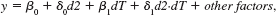 Using the data in INJURY.RAW for Kentucky, the estimated equation when afchnge is dropped from (13.12) is    Is it surprising that the estimate on the interaction is fairly close to that in (13.12) Explain. (ii) When afchnge is included but highearn is dropped, the result is    Why is the coefficient on the interaction term now so much larger than in (13.12) [Hint: In equation (13.10), what is the assumption being made about the treatment and control groups if 1 = 0 ]  
