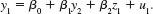 In the model with one endogenous explanatory variable, one exogenous explanatory variable, and one extra exogenous variable, take the reduced form for y 2 , , and plug it into the structural equation . This gives the reduced form for y 1 : y 1 = 0 + 1 Z 1 + 2 Z 2 + V Find the j. in terms of the j and the j. (ii) Find the reduced form error, v 1 , in terms of u 1 , v 2 , and the parameters. (iii) How would you consistently estimate the a j