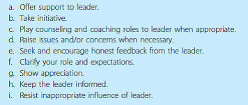Identify each guideline using the letters a-i from Exhibit 7.3 on page 256:   _____________We only have performance reviews once a year. But I wanted to know what my boss thinks of my work, so we had a meeting to discuss my performance.