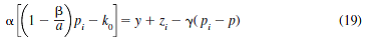 This question relates to expectations formation in the Lucas imperfect-information model of aggregate supply.  a. If     , what is the expected change in the overall price level when local prices, p i , rise to 4 times their original level [ Hint: Use equation (19).]  b. If a (the slope of the local supply function) is 1 2 for a particular region, by how much will output increase in the region as a result of this increase in its local prices  c. How would this result change if b were.25 instead of.75, and what would it mean for b to have such a small value  d. What if     were 1    