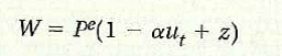 Supply shocks and wage flexibility  Suppose that the Phillips curve is given by    Recall that this Phillips curve was derived in this chapter under the assumption that the wage bargaining equation took the form    We can think of a as a measure of wage flexibility-the higher is a, the greater is the response of the wage to a change in the unemployment rate, a u t.  a. Suppose = 0.03 and z = 0.03. What is the natural rate of unemployment If = 1 if = 2 What is the relation between and the natural rate of unemployment Interpret your answer. In Chapter 7, the text suggested that a reduction in the bargaining power of workers may have something to do with the economy's relatively mild response to the increases in oil prices in the past few years as compared to the economy's response to increases in oil prices in the 1970s. One manifestation of a reduction in worker bargaining power could be an overall increase in wage flexibility, i.e., an increase in a. b. Suppose that as a result of an oil price increase, p increases to 0.06. What is the new natural rate of unemployment if = 1 if = 2 Would an increase in wage flexibility tend to weaken the adverse effect of an oil price increase Explore Further