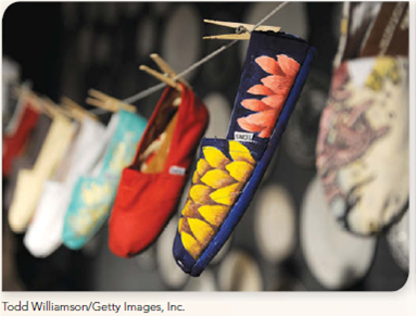 KNOW RIGHT FROM WRONG For each pair of shoes it sells, this caring capitalism firm donates another pair to needy children.  Entrepreneurship Meets Caring Capitalism Meets Big Business      W ould or do you buy shoes just because the company that sells them also is pledged to philanthropy Blake Mycoskie, founder of TOMS Shoes, wants you to do just that. He says: giving back feels good, and that alone is a reason to make it part of your life and part of your business... When you incorporate giving into your model, your customers become your marketers. Mycoskie's journey to entrepreneurship began on the reality TV show, The Amazing Race, which whetted his appetite for travel. He had a revelation while visiting Argentina and after coming face-to-face with lots of young children without shoes. He would return home and start a sustainable business to help address the problem. He named the business TOMS, short for better tomorrow. TOMS sells shoes made in a classic Argentinean style, but with a twist. For each pair of shoes sold, TOMS donates a pair to needy children. Mycoskie calls this One for One, a movement that involves people making everyday choices that improve the lives of children. The business model is reflective of what's been called Caring Capitalism or profits with principles. TOMS has expanded to include eyewear. Buy a pair of eyeglasses and the firm will pay for saving someone's eyesight with prescription glasses and medical care. Further product expansion seems likely. Who knows what the future holds for TOMS if it grows to the point where corporate buyers begin to take an interest in the company. It's happened to profits-with-principles businesses in the past. For example, Ben Jerry's is now owned by Unilever and Tom's of Maine is owned by Colgate-Palmolive. Many states are now passing laws creating the benefit corporation as a new legal entity. It is designed to protect firms whose charters spell out special values; it also requires them to report their social benefit activities and impact. WHAT DO YOU THINK  Is TOMS' business model one that other entrepreneurs could-or should-adopt Is it ethical to link personal philanthropic goals with the products that a for-profit business sells Which stakeholders' interests take precedence when issues of philanthropic enterprise come into focus When an entrepreneurial firm is founded on a caring capitalism model, is it ethical for a future buyer of the business to reduce or limit the emphasis on social benefits What about if/when the company goes public, and shareholders' interests become a relevant issue in the decision-making process Is the concept of the benefit corporation the way we as a society should be heading