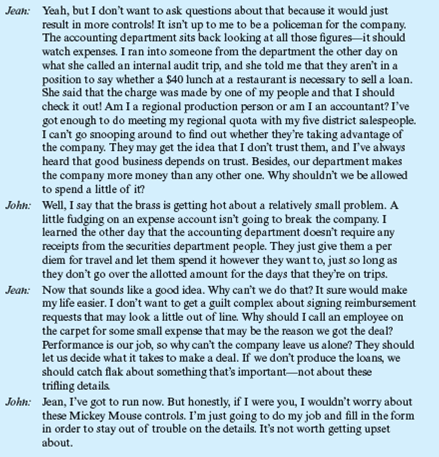 Mickey Mouse Controls          Has the company imposed overly restrictive controls? Explain why or why not.