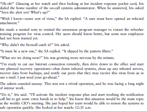 How should RWW go about notifying its peers What other procedures should Iris have the technician perform