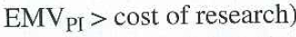 Conducting research is costly, and the costs must be weighed against the value of the information gathered. Consider a company faced with a competitor's price reduction. Should the company also reduce price in order to maintain market share, or should the company maintain its current price? The company has conducted some preliminary research showing the financial outcomes of each decision under two competitor responses: the competition maintains its price or the competition lowers its price further. The company feels pretty confident that the competitor cannot lower its price further and assigns that outcome a probability (p) of 0.7, which means the other outcome would have only a 30 percent chance of occurring (1 -p = 0.3). These outcomes are shown in the table below:      For example, if the company reduces its price and the competitor maintains its price, the company would realize $160,000, and so on. From this information, the expected monetary value (EMV) of each company action (reduce price or maintain price) can be determined using the following equation:     The company would select the action expected to deliver the greatest EMV. More information might be desirable, but is it worth the cost of acquiring it? One way to assess the value of additional information is to determine the expected value of perfect information     calculated using the following equation:      If the value of perfect information is more than the cost of conducting the research, then the research should be under-taken (that is,     However, if the value of the additional information is less than the cost of obtaining more information, the research should not be conducted.  Calculate the expected monetary value (EMV) of both company actions. Which action should the company take? (AACSB: Communication; Analytical Reasoning)