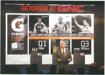 Gatorade, which single-handedly pioneered the sports drink category more laikI than 45 years ago, is making G the centerpiece of its branding efforts. Invented by researchers at the University of Florida, the original Gatorade formula was developed to help players on the college football team avoid dehydration. Other schools took notice of the Gators' performance and soon began ordering batches of Gatorade for their athletes. One by one, Gatorade attracted the interest of professional football teams, and in 1983, it was named the National Football League's official sports drink. That year, Gatorade was acquired by Quaker Oats and, in 2001, Quaker was, in turn, purchased by PepsiCo. Throughout its history, Gatorade has remained the leader in sports drinks. However, in recent years, changes in customer behavior and increased competition have combined to take a toll on sales. First, increasingly health-conscious customers are seeking out low-calorie, low-sodium beverages instead of traditional sports drinks. Second, PepsiCo's main rival, Coca-Cola, has been powering up its marketing of Powcradc sports drinks and winning over customers. As a result, Gatorade's annual sales were stalled at around $5 billion, and its market share had fallen to 75 per-cent, while Powerade's market share shot up to 24 percent. Now Gatorade's marketers are fighting for higher sales with new branding initiatives for specific target markets and redesigned packaging to grab customers' attention. Both the Gatorade brand name and the lightning bolt brand mark have been fine-tuned to emphasize the G and the thunder-bolt While downplaying the rest of the name. The goal is to make the combination insrant:y recognizable as representing Gatorade, in much the same way that the Nike swoosh has becothe the iconic representation of that brand. Gatorade is also introducing a series of G sports drinks targeting the specific needs of athletes. This is a change for Gatorade, which had for several years broadened its targeting and positioned the brand as a thirst-quencher for a crosssection of consumers, not just athletes. Now the brand, under its revamped G branding, is going back to its sports roots with the G Series line of drink products for casual and serious athletes at a variety of experience levels. Gatorade Prime 01 contains vitamins and other nutrients to help athletes start strong. Gatorade Perform 02 products include the original green Gatorade beverage for rehydration during exertion plus a low-calorie drink, branded as G2. In addition, mix-your-own powdered versions of both Perform drinks are available. Gatorade Recover 03 is a special drink developed to replenish energy and help muscles recover after any sports activity. The Elite Series of Gatorade drinks for athletes, more widely available than in the past, offers special formulations featuring protein, carbohydrates, and other nutritional enhancements. Thanks to a new distribution arrangement, C Series Pro-once sold to professional athletes in gyms and locker rooms-can now be purchased at 5,500 GNC stores. This line alone, reaching a new target audience, is going to be a killer, comments GNC's CEO. We have consumers who are extremely passionate about what they (drink]. In another new deal, Gatorade is marketing its G Natural and G2 Natural low-calorie drinks through Whole Foods Market, which specializes in natural and organic foods. Along with fine-tuning the brand and individual products, Gatorade is fine-tuning its packaging and labeling. For years, a II bottles featured the full Gatorade brand name bisected by the brand's stylized orange lightning bolt. Today, the G has taken center stage on container labels, with a small bolt within the G and a bolder bolt as the backdrop for the product name. Overall, the G Series packaging unifies the product line while allowing each item enough distinctive touches (such as different bottle shapes) to help customers quickly find the particular product they want on crowded store shelves. The ophisticated new packaging also sets this line apart from the traditional Gatorade green-and-orange look, visually reinforcing the innovativeness of the G Series. Gatorade's advertising and promotional efforts, including a YouTube channel and Facebook fan page, carry through the focus on athleticism. Sports stars such as Serena Williams and Derek Teter are featured, along with behind-the-scenes interviews with athletes getting ready for major sporting events. However, with Coca-Cola putting a big push behind its Powerade products, will Gatorade's target market embrace the big G idea and gulp down enough G Series drinks to increase the brand's market share?     1.What are the marketing advantages and disadvantages of emphasizing G as the primary element in the Gatorade brand? 2. As Gatorade sharpens its marketing focus on athletes, should it vary its packaging for different distribution channels or different sports? Explain your answer. 3. For competitive reasons, do you think Gatorade should con-sider co-branding to build on the equity of another major brand name as it seeks higher sales? Why or why not?