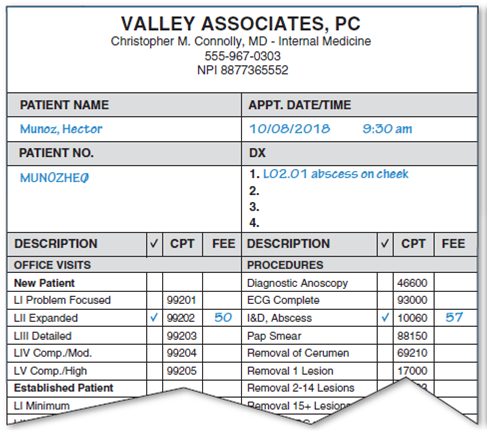 From the Patient Information Form:    