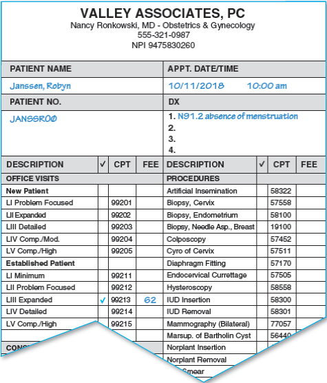 From the Patient Information Form:      
