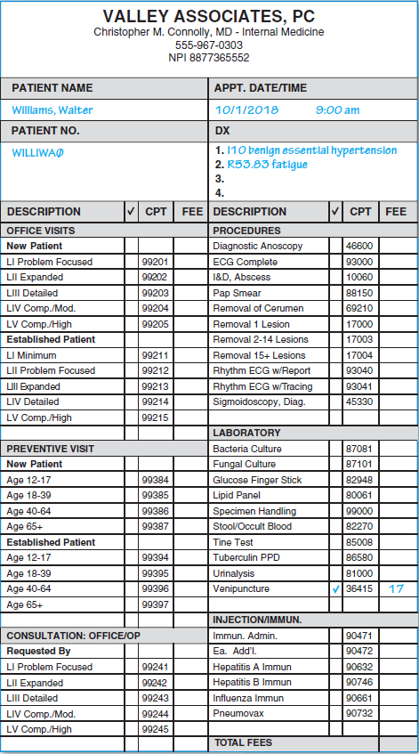 Patient: Walter Williams