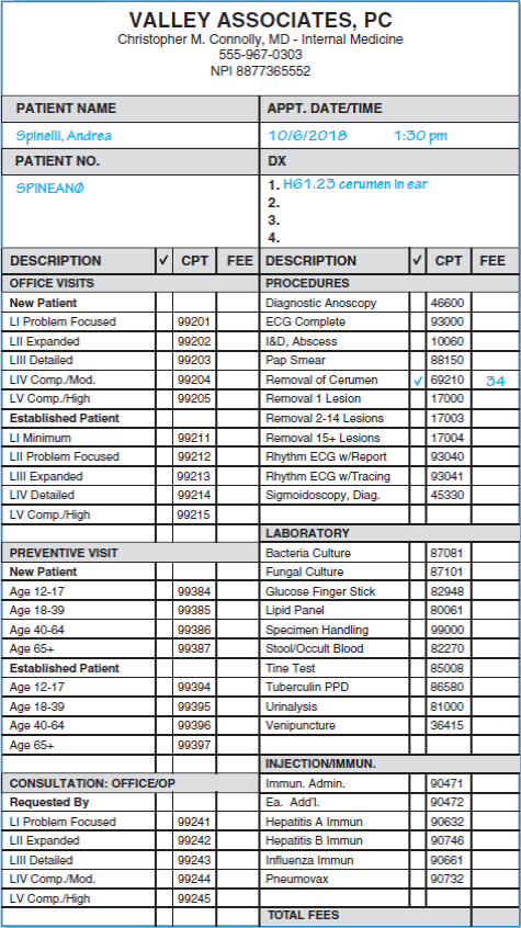 Patient: Andrea Spinelli