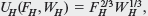 Humphrey and Lauren must share 10 pounds of food and 8 gallons of water. Humphrey's utility function is     and Lauren's utility function is     Find a formula for the contract curve.