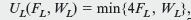 Repeat Worked-Out Problem 16.2 with the following assumptions: Lauren's utility function is     Humphrey's utility function is     and their initial endowments are F H = 2, F L = 8, W H = 24, and W L = 16. Worked-Out Problem 16.2      Figure 16.14 Solution to Worked-Out Problem 16.2. Humphrey's indifference curves are shown in red and Lauren's in blue. The contract curve is the diagonal line running between the southwest and northeast corners of the box. The equilibrium ratio of the price of food to the price of water will be 2. Starting from point A, Humphrey and Lauren will trade along the green budget line to point B.   
