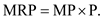 A firm's decision to hire depends upon the marginal benefit it gets from hiring an additional unit of factor of production and the marginal cost of hiring the additional unit. The marginal benefit of hiring is measured by the marginal revenue productivity (MRP), which decreases as a firm hires additional units of factor. MRP is the increase in total revenue of the firm by hiring an additional unit of factor, and it is equal to marginal product (MP) of factor and the price (P) of factor. That is,   A firm will continue hiring an additional unit of factor as long as MRP is greater than the marginal cost of hiring an additional unit of factor, and it will stop hiring when MRP becomes equal to the marginal cost. Assuming that factor inputs are perfectly divisible, the combination of skilled and unskilled labor that will be employed by a profit-maximizing firm will depend upon the MRP and the price of both skilled and unskilled labor. When the MRP weighted by price of skilled labor is equal to the MRP weighted by price of unskilled labor, it is said that a profit-maximizing firm is minimizing its cost. In other words, when the marginal product per dollar expenditure is equal for all resources, the firm has been said to minimize the cost of hiring multiple resources.