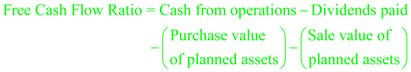 We are asked to choose the appropriate solution from the given options to complete the given statement. Ratio analysis : The correct answer is option D. serves as an initial evaluation of the adequacy of an investment's expected cash flow. Cash Flow Ratios are used to assess the cash position of the business. Following are the main cash flow-based financial ratios and the calculations: Formula:             (Source: http://financelearners.blogspot.com/2011/06/cash-flow-ratios-analysis-formula.html)