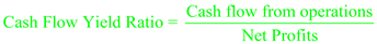 We are asked to choose the appropriate solution from the given options to complete the given statement. Ratio analysis : The correct answer is option D. serves as an initial evaluation of the adequacy of an investment's expected cash flow. Cash Flow Ratios are used to assess the cash position of the business. Following are the main cash flow-based financial ratios and the calculations: Formula:             (Source: http://financelearners.blogspot.com/2011/06/cash-flow-ratios-analysis-formula.html)