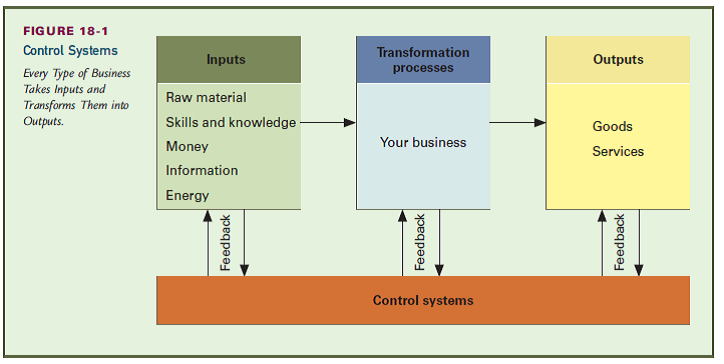 Reread the chapter-opening vignette about WET. This vignette provides a lot of information about the company's products and processes. Find related articles about the company and visit its Web site (www.wet design.com). Using Figure 18.1 and Table 18.1 as models, describe your college's inputs, transformation process, outputs, feedback, and control systems.       