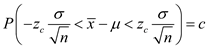 Given statement: Consider a random sample of size n from an x distribution. For such a sample, the margin of error for estimating is the magnitude of the difference between and . Statement is True. The formula for the confidence interval is . The definition of the margin of error is , which is the difference between and µ.